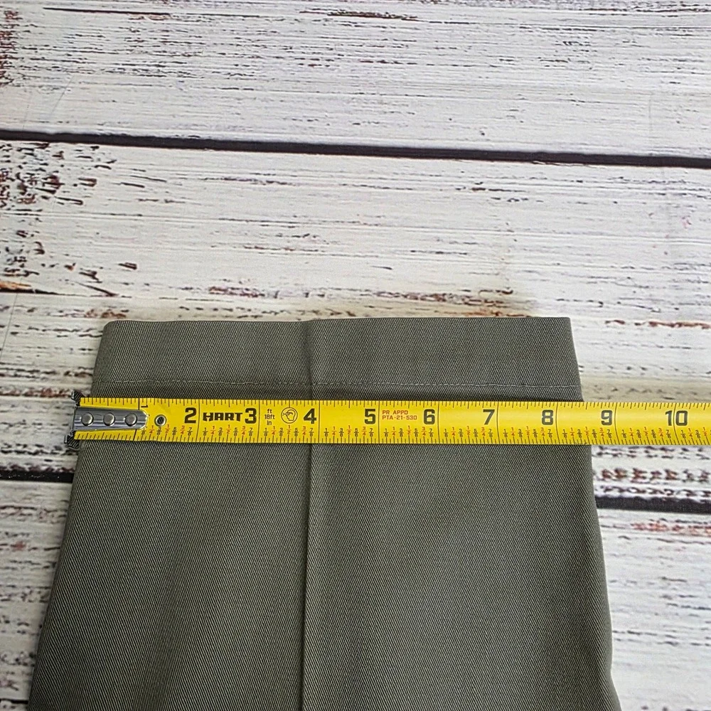 Polo Ralph Lauren‎ Andrew Pant Mens 36x28 Gray Pleated Cotton Chino Trousers